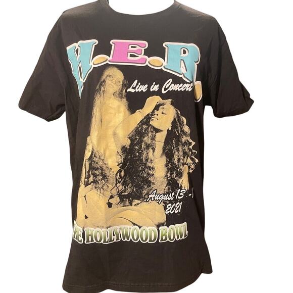 H.E.R. Tour Shirt Bandtee Hollywood Bowl 2021 Mens T-Shirt (L) THREAD SHOP Music - Picture 1 of 8